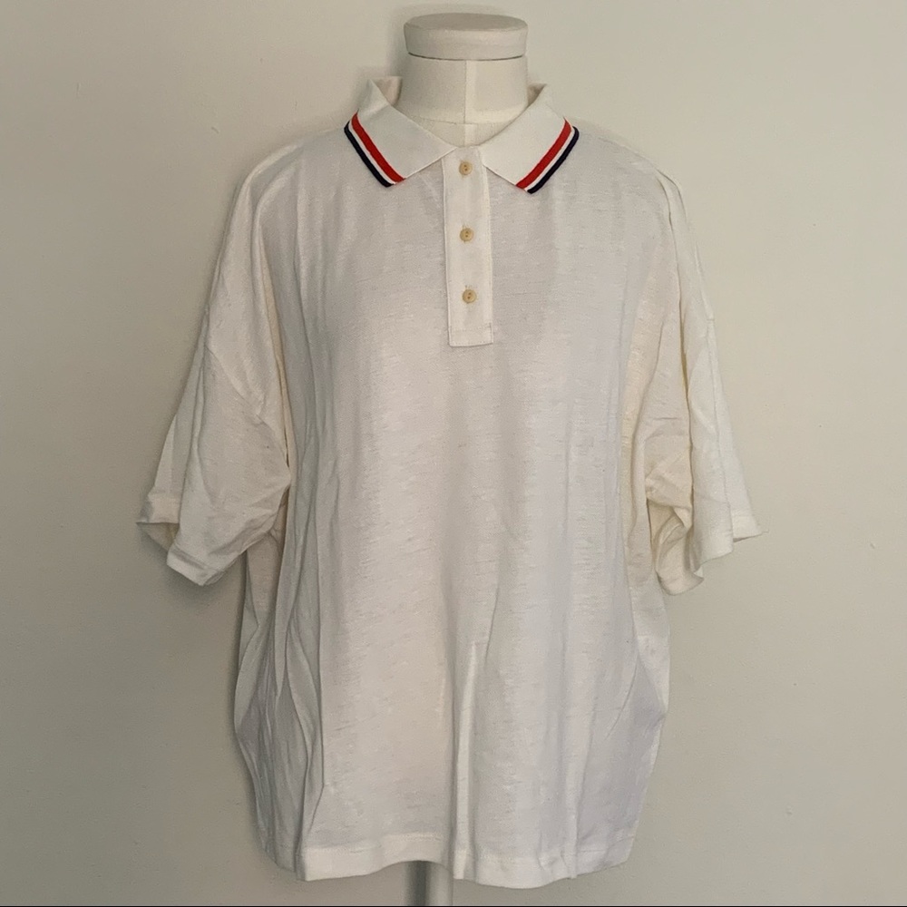 J.CREW | Oversized Cropped Polo Small